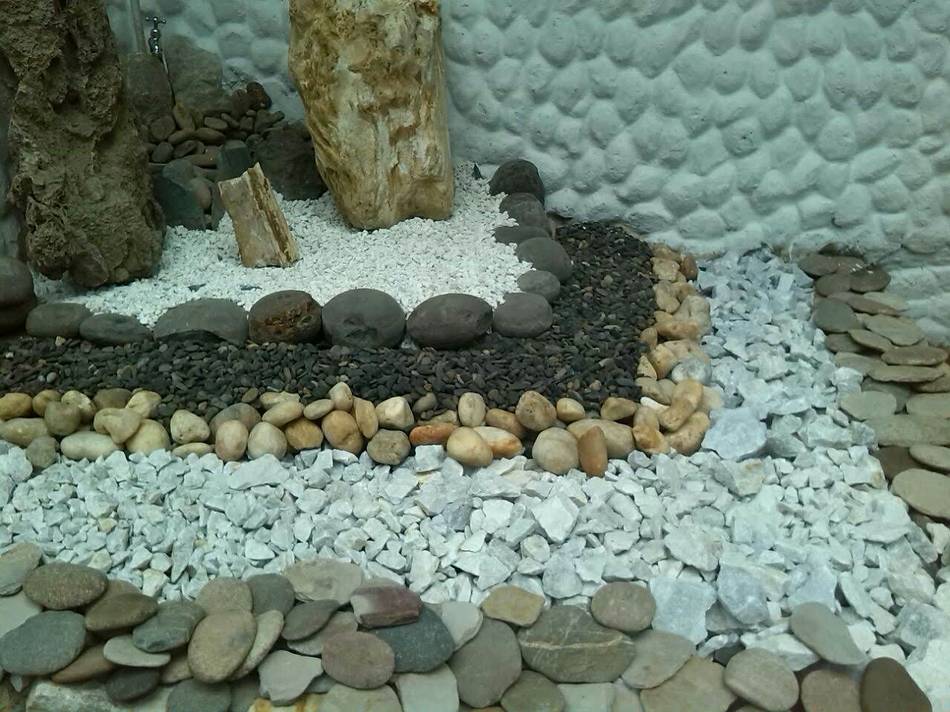 Piedra para jardín — detalle